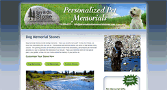Desktop Screenshot of personalizedpetmemorialstones.com